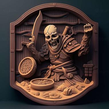 3D model The Dishwasher Dead Samurai game (STL)